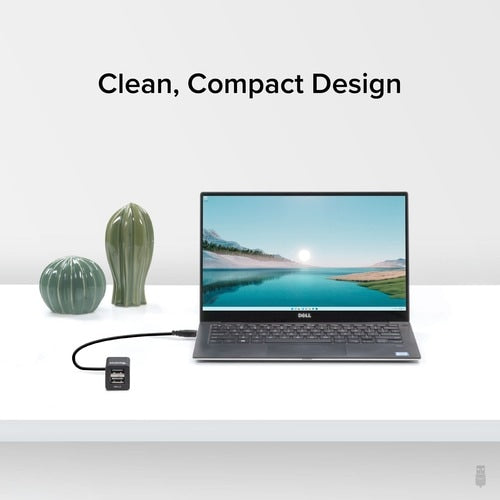 Répartiteur USB 2.0 ultra compact à 2 ports haute vitesse Plugable
