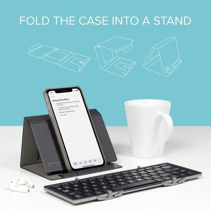 Clavier Bluetooth pliable Plugable compatible avec iPad, iPhone,