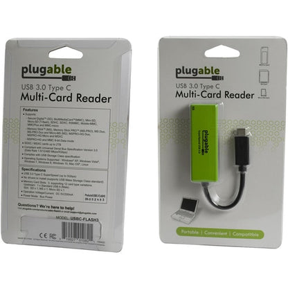 PLUGABLE USBC-FLASH3 USB C SD CARD READER