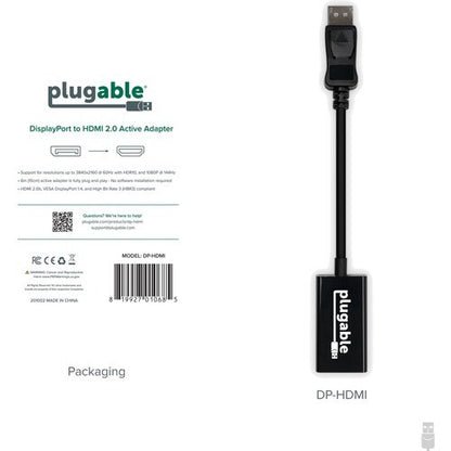 Adaptateur actif DisplayPort vers HDMI enfichable
