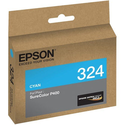 Cartouche d'encre jet d'encre d'origine Epson UltraChrome 324 - Cyan -