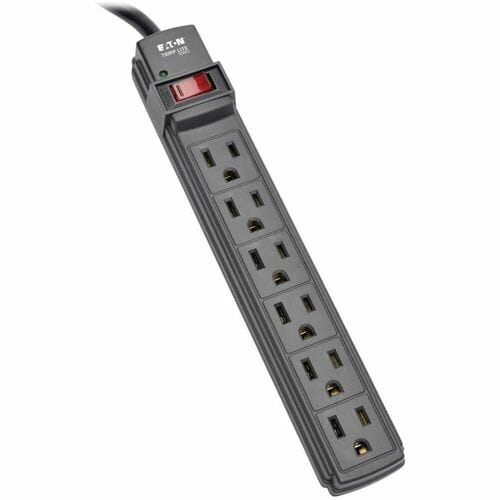 Multiprise Tripp Lite 6 prises NEMA 5-15R AC 6 pi cordon 5-15P noir