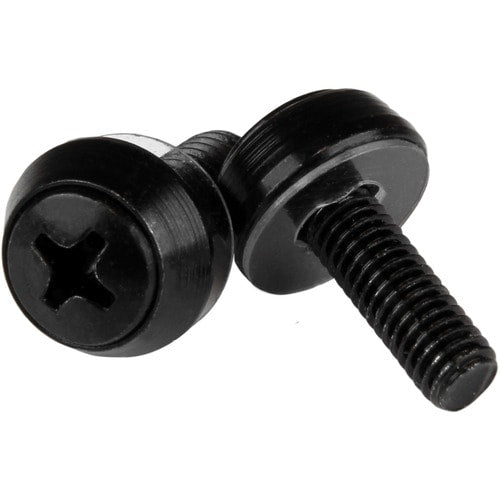 StarTech.com M5 x 12mm - Screws - 50 Pack, Black - M5 Mounting Screws