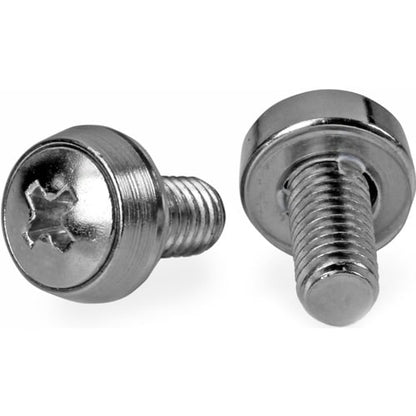 StarTech.com M6 x 12 mm - Tornillos - Paquete de 100 - Tornillos de montaje M6 para Se