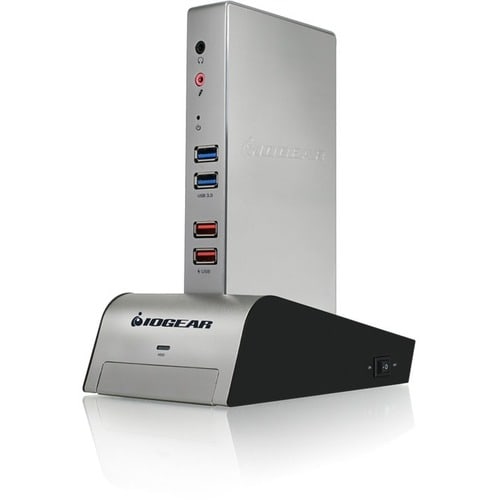 Estación de acoplamiento USB 3.0 de IOGEAR con carcasa para disco duro