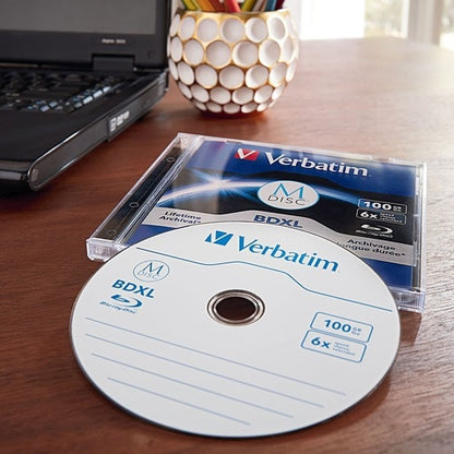 Verbatim Verbatim M DISC BDXL - 6x - 100 Go - 1 Pack Jewel C