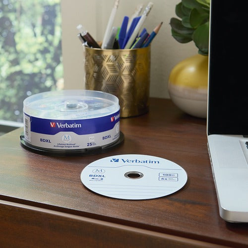Verbatim Blu-ray Recordable Media - BDXL - 6x - 100 GB - 25