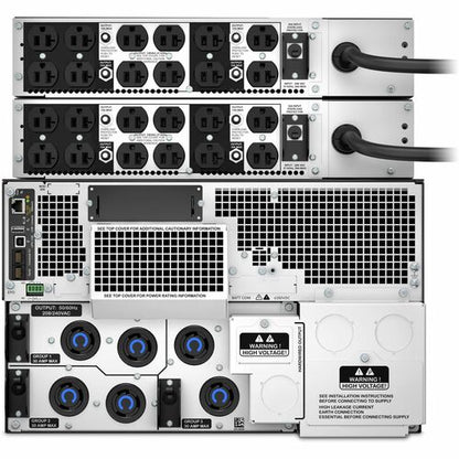 APC by Schneider Electric Smart-UPS SRT 10kVA RM with two 208V to 120V