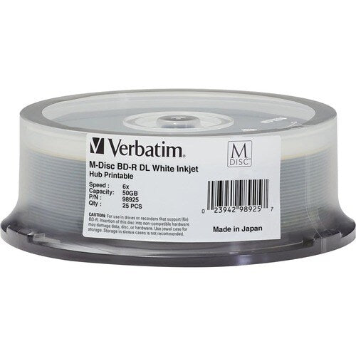 Verbatim Blu-ray Recordable Media - BD-R DL - 8x - 50 GB - 2