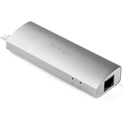 3PORT USB HUB WITH GIGABIT NETWORK ADAPTER SILVER USB 3 HUB