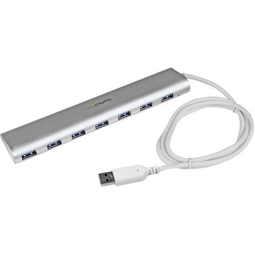 StarTech.com 7-Port USB Hub, USB A to 7x USB-A Ports, USB 5Gbps, Self