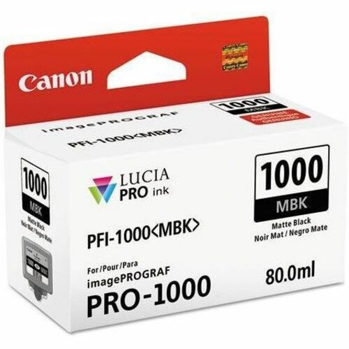 Canon LUCIA PRO PFI-1000MBK Original Inkjet Ink Cartridge -