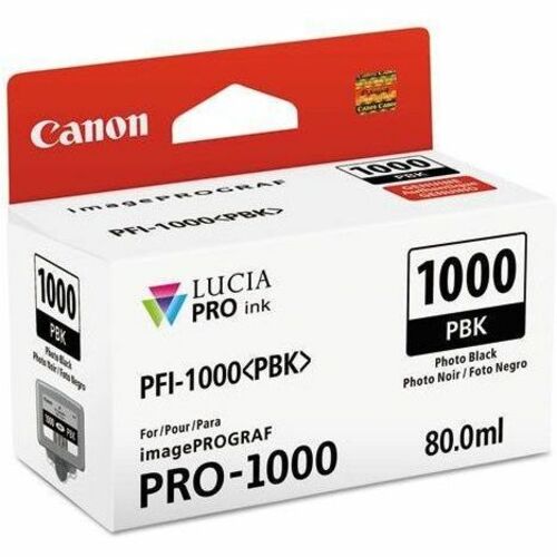 Cartucho de tinta de inyección de tinta original Canon PFI-1000 - Negro fotográfico P