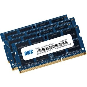 64,0 Go (4 x 16 Go) OWC PC3-14900 DDR3L 1867 MHz CL11 204 broches SO-DIMM
