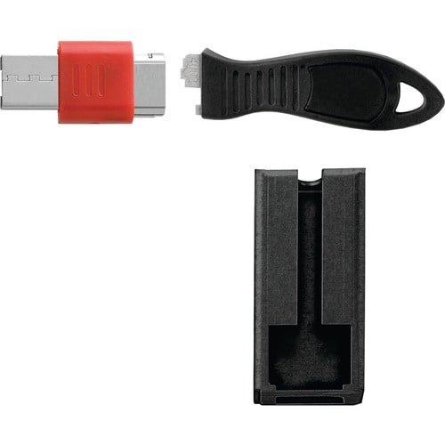 Verrou de port USB Kensington avec protège-câble carré