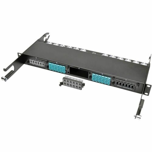 Panel de conexión de 12 fibras Tripp Lite MTP/MTO x 12 casetes de paso de 40 Gb - 12 puertos - 12