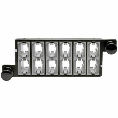 Panel de conexión de 12 fibras Tripp Lite MTP/MTO x 12 casetes de paso de 40 Gb - 12 puertos - 12