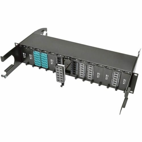 Panel de conexión de 12 fibras Tripp Lite MTP/MTO x 12 casetes de paso de 40 Gb - 12 puertos - 12
