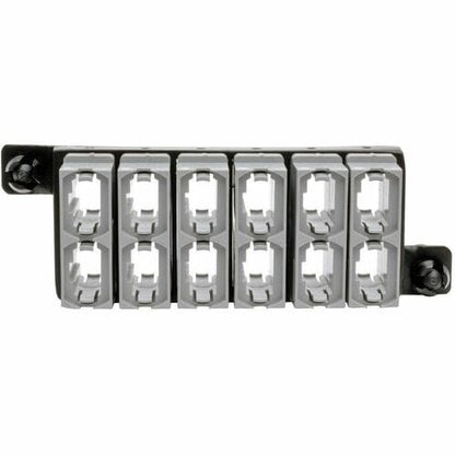 Panneau de brassage Tripp Lite 12 fibres MTP/MTO x 12 cassettes de passage 40 Gb - 12 ports