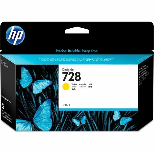 HP 728 Original Inkjet Ink Cartridge - Yellow Pack - Inkjet