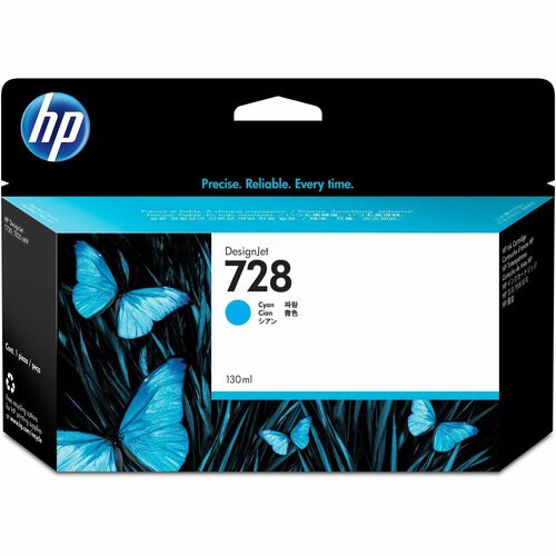 HP 728 (F9J67A) Original Inkjet Ink Cartridge - Cyan - 1 Eac
