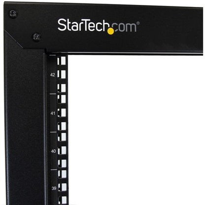 Rack serveur mobile à cadre ouvert StarTech.com 42U à 2 montants, 2 montants, 48 ​​cm de large