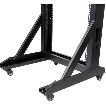 Rack serveur mobile à cadre ouvert StarTech.com 42U à 2 montants, 2 montants, 48 ​​cm de large