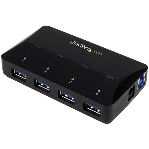 StarTech.com 4-Port USB 3.0 Hub plus Dedicated Charging Port - 5Gbps