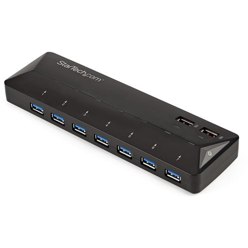 StarTech.com 7-Port USB 3.0 Hub plus Dedicated Charging Ports - 2 x 2.4A Ports