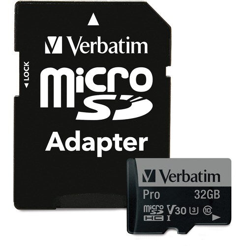32GB PRO 600X MICROSDHC MEM MULTI 4 CARD W/ADAP UHS-I V30 U3 CL