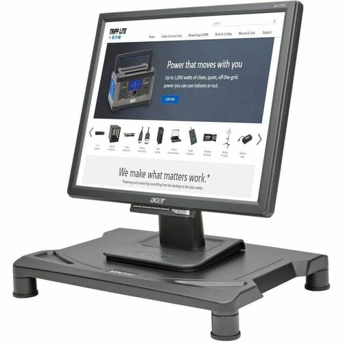 UNIVERSAL MONITOR RISER STAND F/COMP/LAPTOP/PRINTERS 1.25-5.5IN