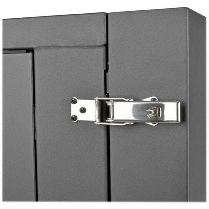 ARMOIRE RACK MURALE 12U À CHARNIÈRES AVEC FENÊTRE ACRYLIQUE PROFONDE