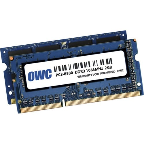 6.0GB (2GB + 4GB) OWC PC-8500 DDR3 1066MHZ 204-PIN SO-DIMM MEMORY