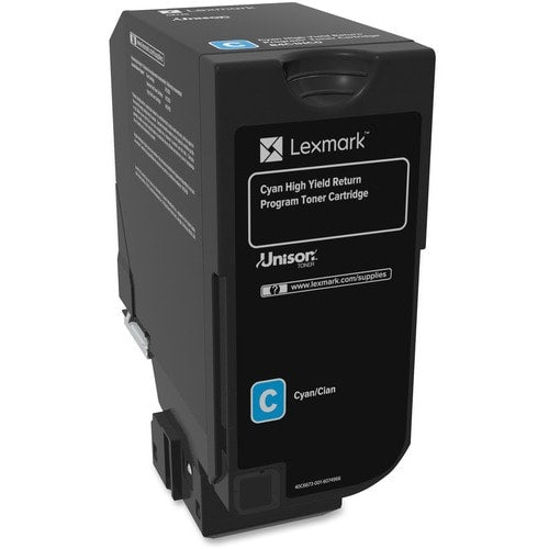 CARTOUCHE DE TONER CYAN À HAUTE CAPACITÉ CX725, PROGRAMME DE RETOUR