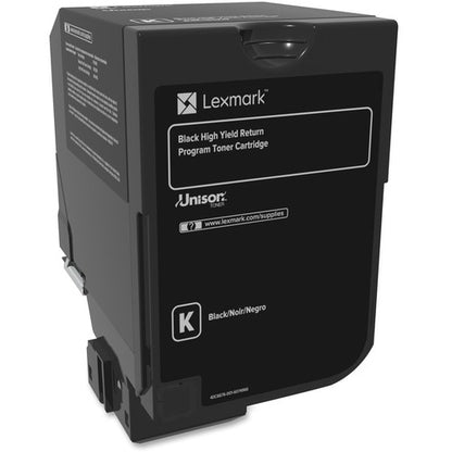 CARTOUCHE DE TONER NOIRE À HAUTE CAPACITÉ CX725, PROGRAMME DE RETOUR