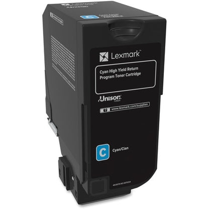 CARTOUCHE DE TONER CYAN À HAUT RENDEMENT CS725, PROGRAMME DE RETOUR