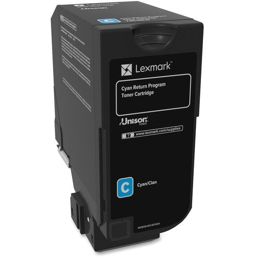 CARTOUCHE DE TONER CYAN À RETOUR CS720 CS725 CX725
