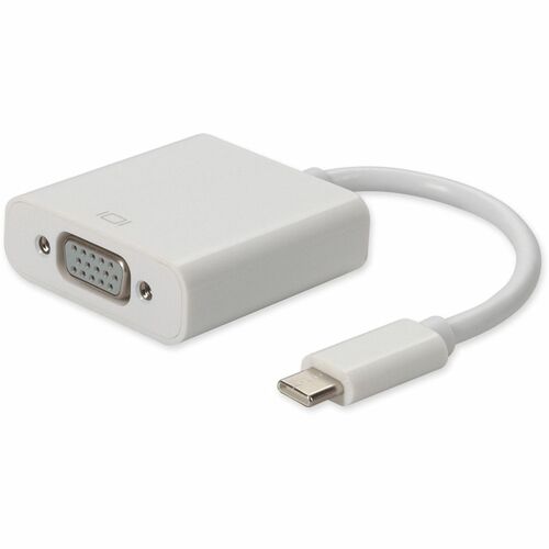 AddOn USB/VGA Cable - 7.9\" (200 mm) USB/VGA A/V Cable for MacBook, Notebook, Computer, Mo
