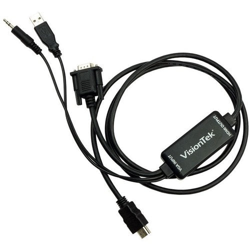 Cable activo VisionTek VGA a HDMI de 1,5 m (macho/hembra) CBAV2808N