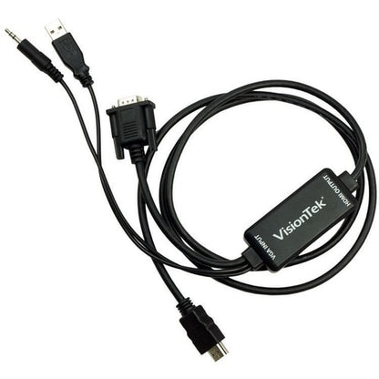 Cable activo VisionTek VGA a HDMI de 1,5 m (macho/hembra) CBAV2808N