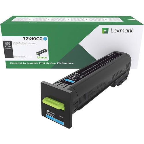 CARTOUCHE DE TONER CYAN À RETOUR CS820 CX820 CX825 CX860