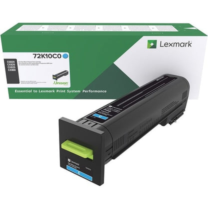 CARTOUCHE DE TONER CYAN À RETOUR CS820 CX820 CX825 CX860