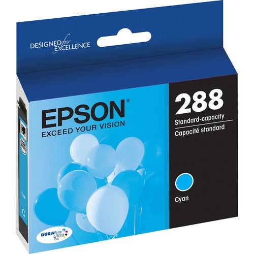 Cartouche d'encre standard DURABRITE ULTRA CYAN T288 avec capteur SENSORMATIC