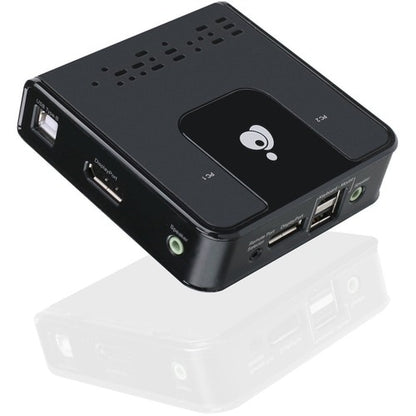 CONMUTADOR KVM DP DE 2 PUERTOS CON VIDEO DE ALTA DEFINICIÓN 4K TECNOLOGÍA USB 2.0