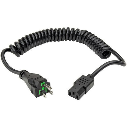 Câble d'alimentation pour ordinateur Tripp Lite 8 pieds, câble médical spiralé pour hôpital 5