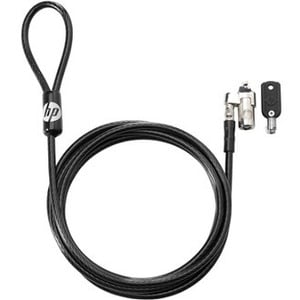 Candado de cable con llave maestra HP de 10 mm y 1,8 m