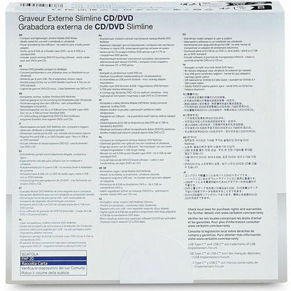 GRAVEUR CD/DVD EXTERNE SLIMLINE MULTI 4