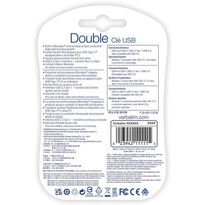 64GB STORE N GO DUAL USB FLASH MULTI 4