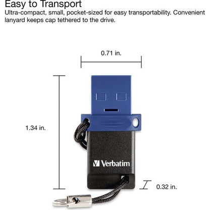 16GB STORE N GO DUAL USB FLASH MULTI 4