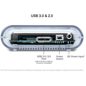 1.0TB SSD OWC MERCURY ON-THE-GO PRO USB 3.0 / 2.0 SSD PORTABLE BUS